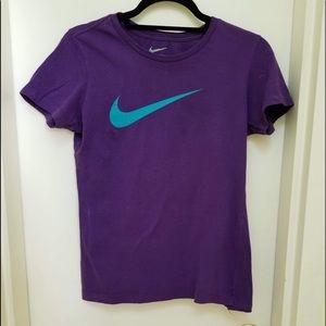 Purple Nike shirt